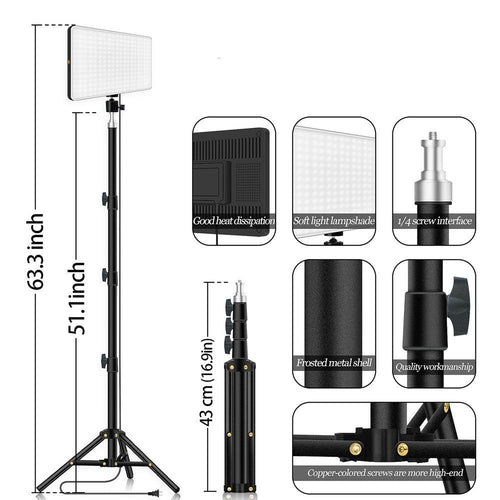 Portable LED Fill Light with Tripod